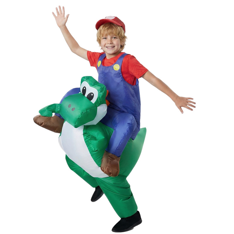 Inflatable Dinosaur Costume Adult - 파티 공연 의상 성인 어린이 배관공
