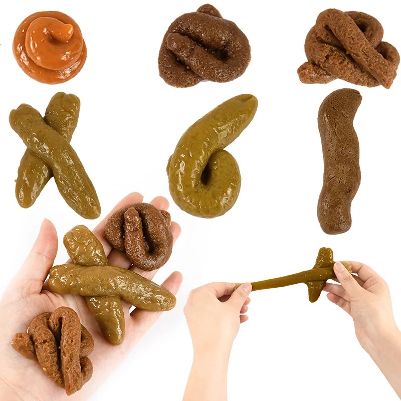 Fake Poop Gag Gift - 실제 같은 똥 안전하고 부드러운 플라스틱