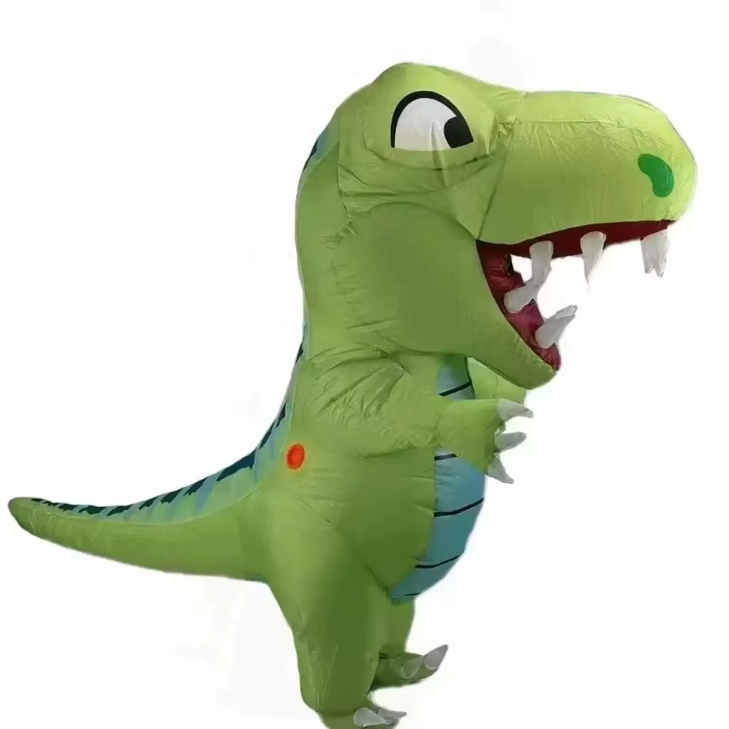 성인용 뚱뚱한 머리 공룡 인형 의상, 전신을 덮는 공룡 - Costumes 리뷰 및 가격