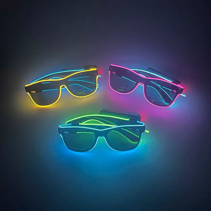 새로운 멋진 무선 발광 LED 라이트업 안경, 웨딩,  - Glow In The Dark Party Glasses 리뷰 및 가격