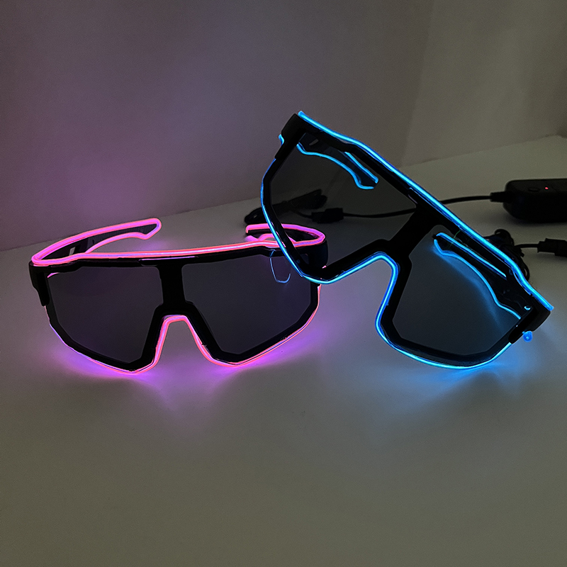 멋진 방풍 LED 점멸 안경, 야간 파티 클럽 바 소품 - Glow In The Dark Party Glasses 리뷰 및 가격