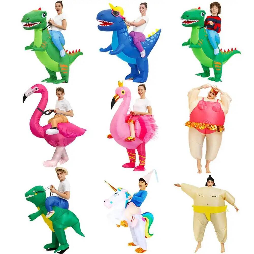 파티 핫 코스튬 마스코트 의상 외계인 공룡 슈트 애니메 - Inflatable Dinosaur Costume Adult 리뷰 및 가격
