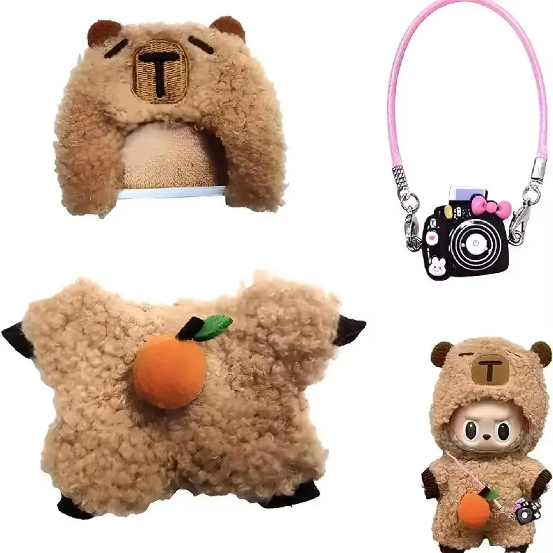 Gxlaihly 17cm Labubu 인형 옷 복장 귀 - Costumes 리뷰 및 가격