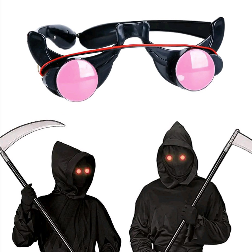 할로윈 공포 빨간 눈 안경 소품, 재미있는 개성 무서운 - Glow In The Dark Party Glasses 리뷰 및 가격