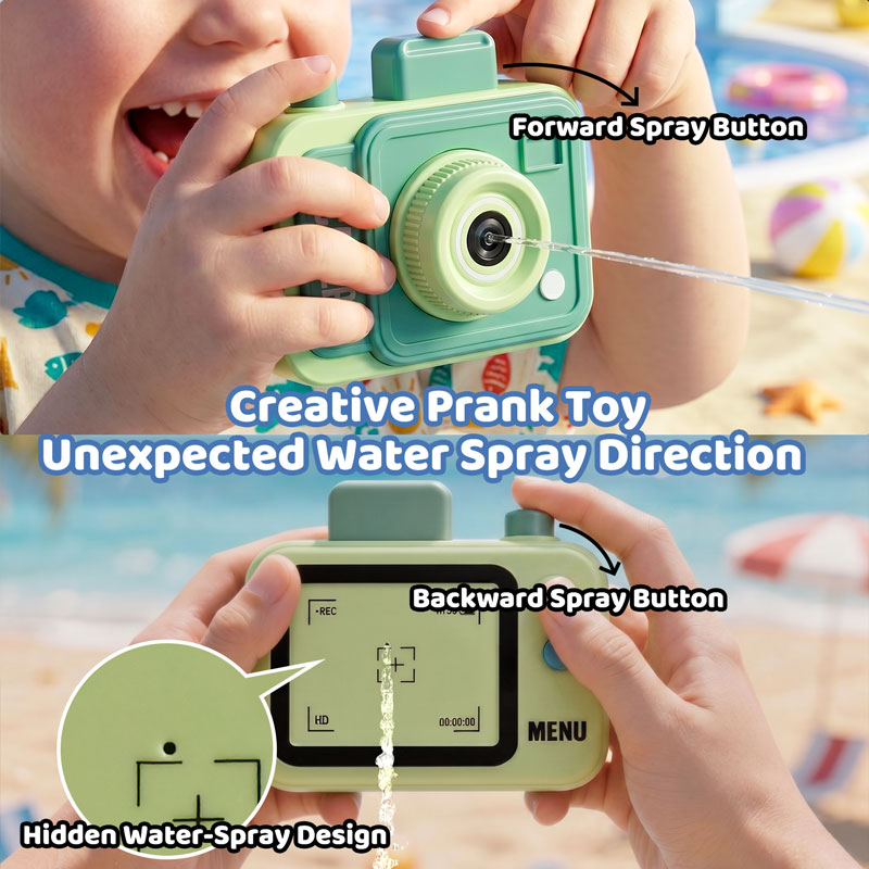 양면 물총 카메라 물놀이 장난감 재미있는 어린이 야외  - Prank Toys 리뷰 및 가격