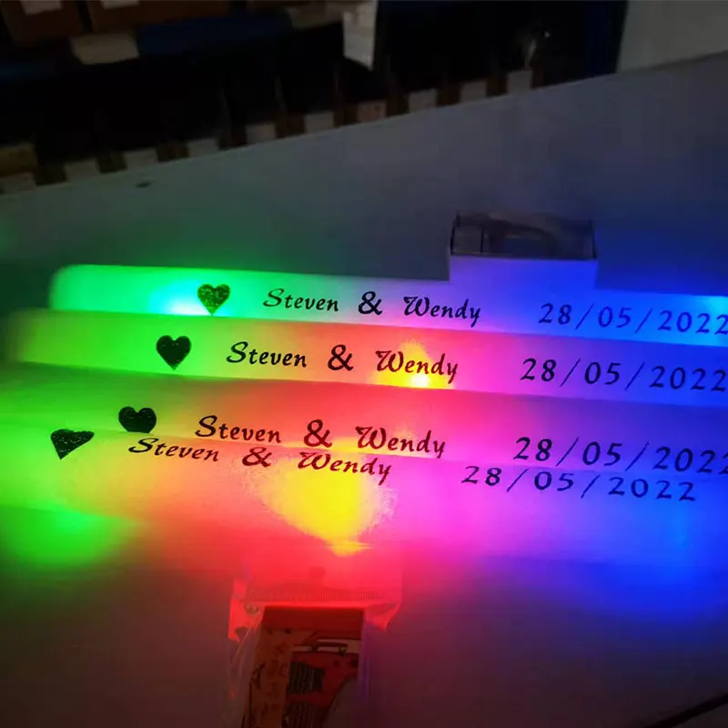 맞춤형 LED 야광봉, 라이트업 폼 완드, 개인 맞춤형 - Flashing Led Foam Sticks Party 리뷰 및 가격
