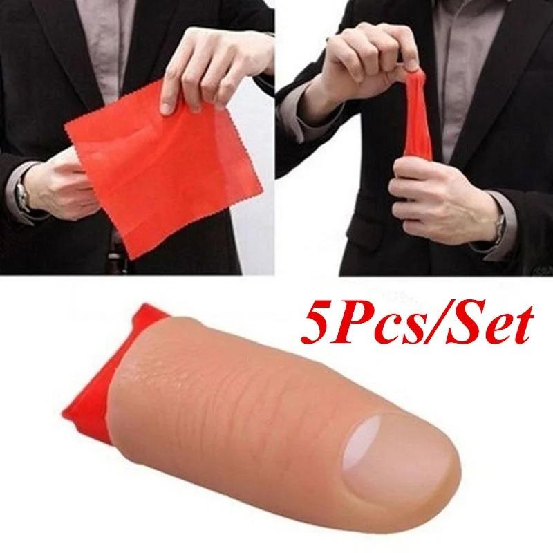 5개/세트 가짜 소프트 엄지 손가락 클로즈업 무대 마술 - Thumb Tip Magic Trick Set 리뷰 및 가격
