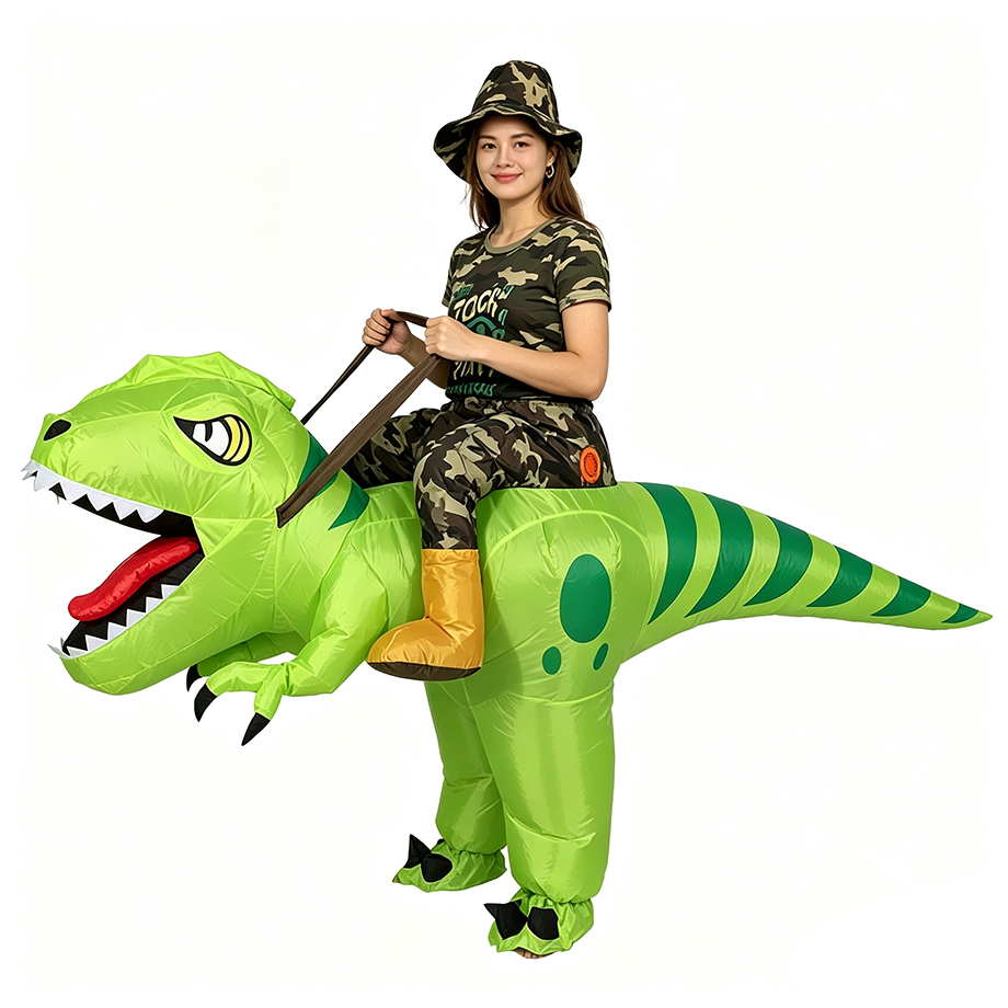 풍선형 티렉스 공룡 의상 성인용 승마 동물 할로윈 코스 - Inflatable Dinosaur Costume Adult 리뷰 및 가격