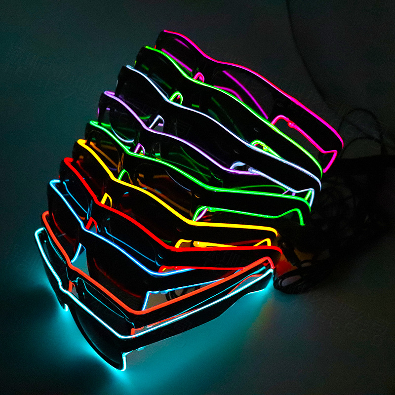 깜박이는 EL 와이어 LED 안경, 빛나는 파티 장식  - Glow In The Dark Party Glasses 리뷰 및 가격